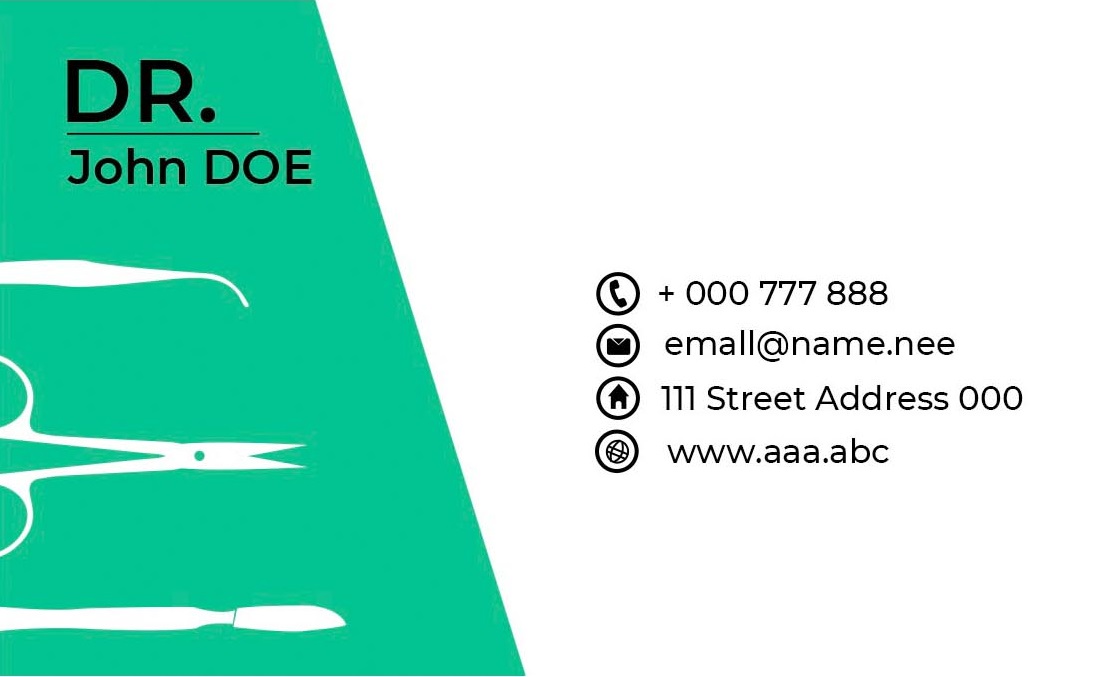دانلود کارت تبلیغاتی پزشکی (جراحی)