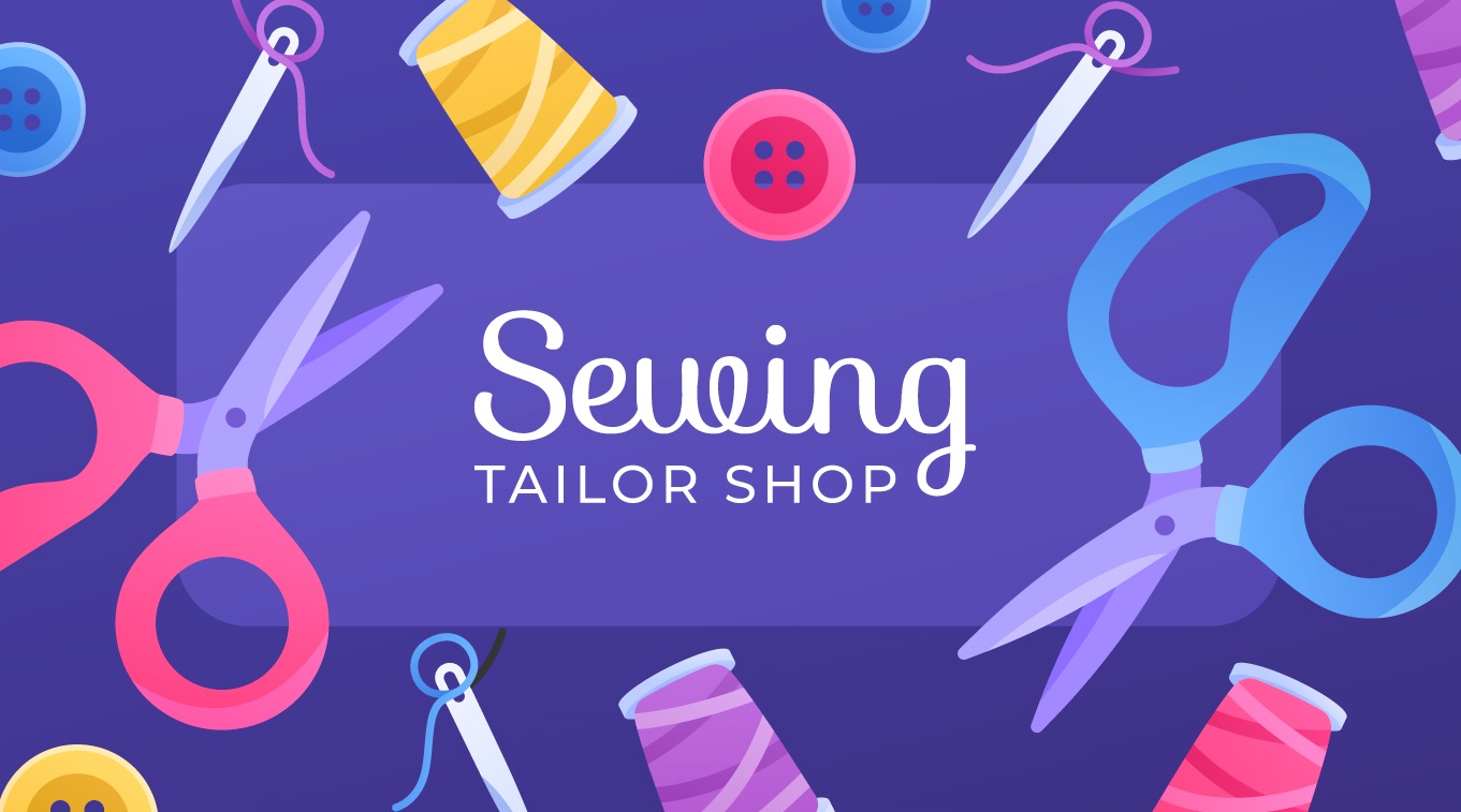 دانلود کارت تبلیغاتی خیاطی