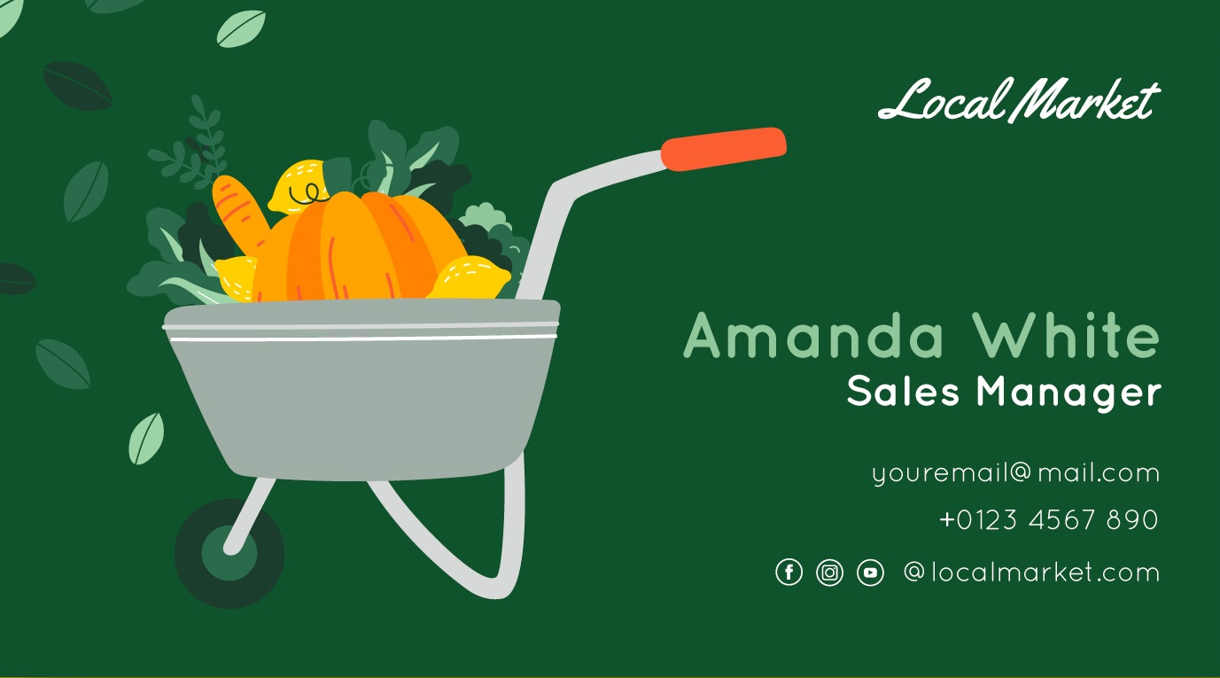دانلود کارت تبلیغاتی میوه‌فروشی و تره‎‌بار