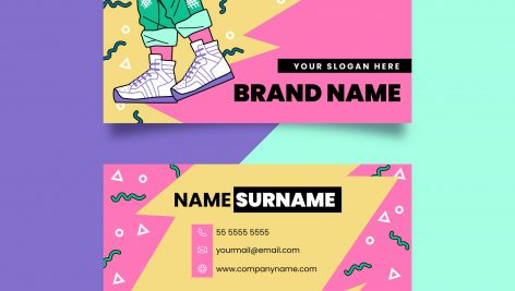 دانلود کارت تبلیغاتی کفش‌فروشی