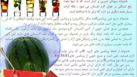دانلود پاورپوینت خواص میوه ها و سبزیجات